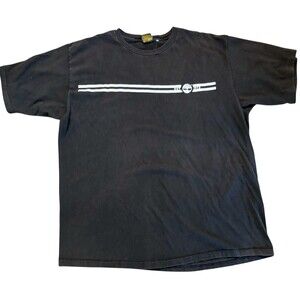 Vintage Faded Black Shirt Timberland Hip Hop Rap 2XL Rare Y2K